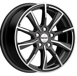 CRW/6,5x16 5x114,3 ET43 Лабаз(AB_черный глянцевый_с полированной лицевой частью) 67,1