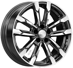 СКД/6,5x16 5x100 ET38 Кения(Алмаз_черный глянцевый_с полированной лицевой частью) 57,1