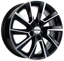 CRW/6,0x16 5x100 ET38 Иманта(ABT_черный глянцевый_с полированной лицевой частью) 57,1