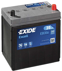 EXD/12V 35Ah (240) Excell EB357 (187x127x220) (ТК) L+