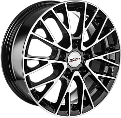 XTR/6,5x16 5x105 ET38 X-135(BK/FP_черный глянцевый_с полированной лицевой частью) 56,6