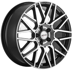 XTR/7,5x18 5x114,3 ET45 X-133(BK/FP_черный глянцевый_с полированной лицевой частью) 67,1