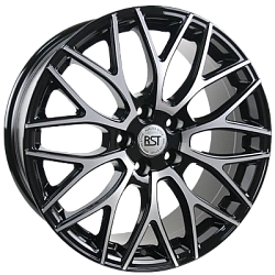 RPS/8,0x18 5x108 ET45 R098(BD_черный_с полированной лицевой частью) 63,4