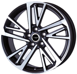 LZD/8,0x19 5x114,3 ET45 XH292(CBMF_черный матовый_с полированной лицевой частью) 67,1