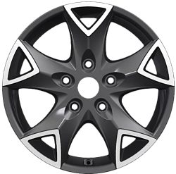 CRW/6,5x16C 5x118 ET50 Конго(ABT_черный глянцевый_с полированной лицевой частью) 71,1