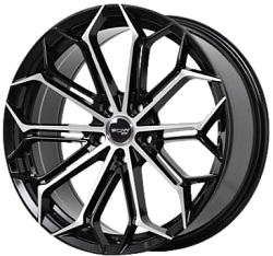 PDW/8,0x18 5x114,3 ET40 Kansas(MB_черный глянцевый_с полированной лицевой частью) 67,1