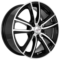 XTR/6,5x16 5x114,3 ET45 X-116M(BK/FP_черный глянцевый_с полированной лицевой частью) 67,1