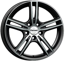 CRW/6,5x16 5x114,3 ET38 Баруй(AB_черный глянцевый_с полированной лицевой частью) 67,1